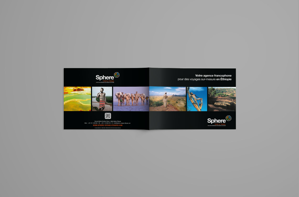 Brochure de présentation de l'agence Sphere Tour & Travel