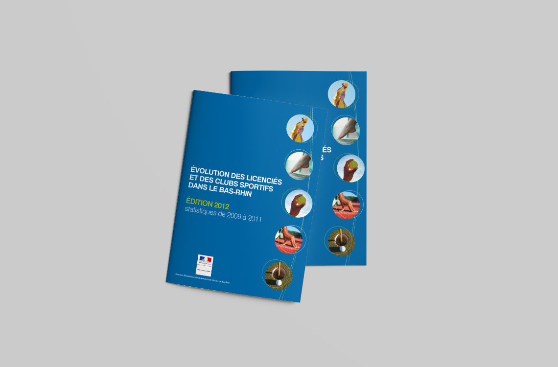 Brochure sur l'évolution des licenciés et des clubs sportifs dans le Bas-Rhin - Direction Régionale et Départementale de la jeunesse, des sports et de la cohésion sociale