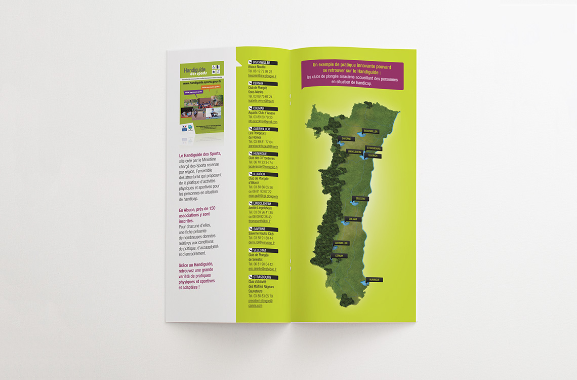 Brochure informative sur le handisport en Alsace - Direction Régionale et Départementale de la jeunesse, des sports et de la cohésion sociale