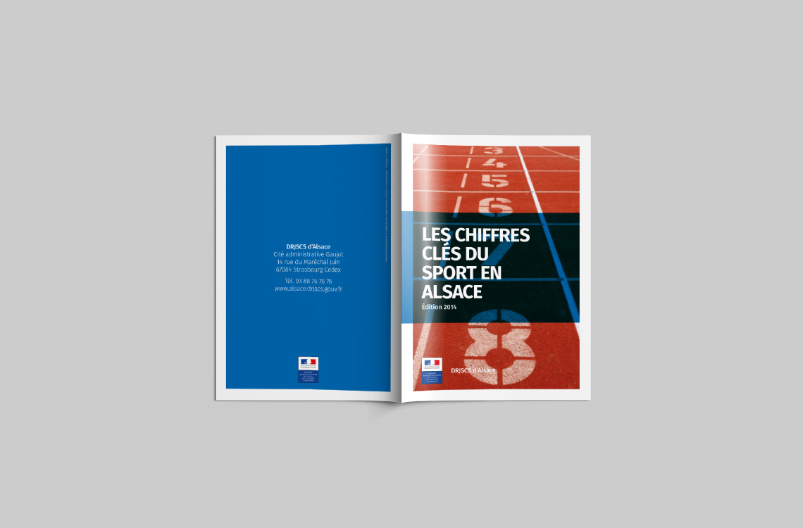 Brochure de synthèse sur les chiffres clés du sport en Alsace - Direction Régionale et Départementale de la jeunesse, des sports et de la cohésion sociale