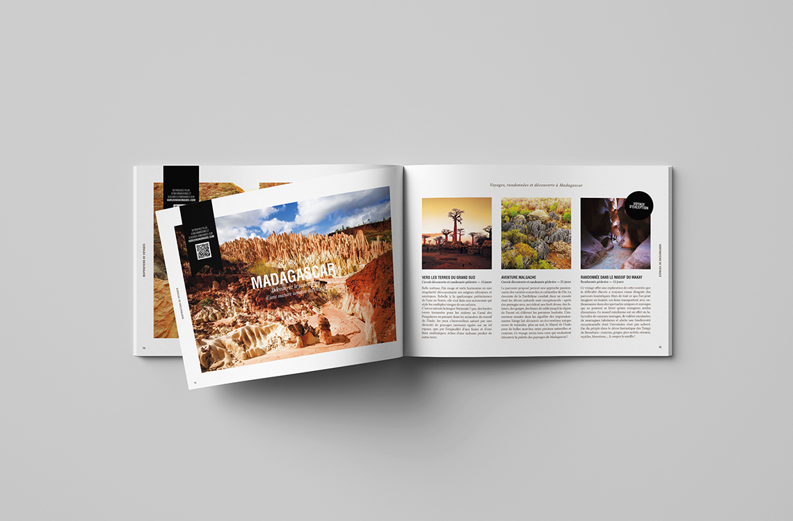 Brochure de présentation des voyages, randonnées et découvertes 2019 - Horizons Nomades