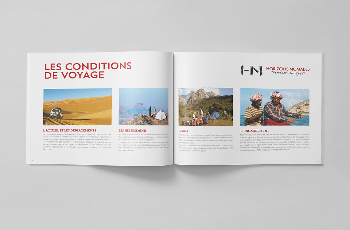 Catalogue Horizons Nomades - Voyages, randonnées et découvertes 2015